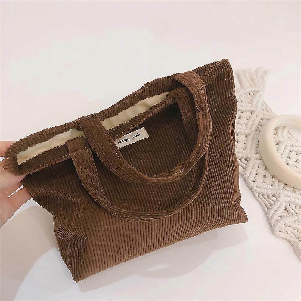 169 Handbag Makeup Storage Pouch Soft Corduroy Toiletries Organizer Cosmetic Storage Bag for Women a