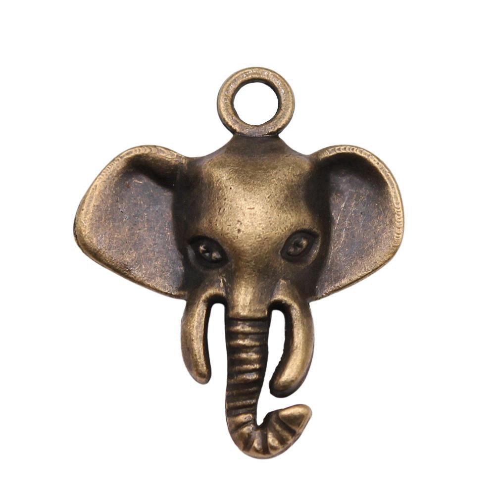 Charms Small Elephant Pendants Kids' Jewelry Materials QC115