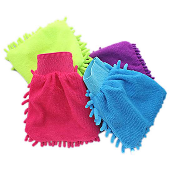 Super-Mikrofaser-Reinigungshandschuh für die Autowäsche, einzelner Truch Wash, kratzfest