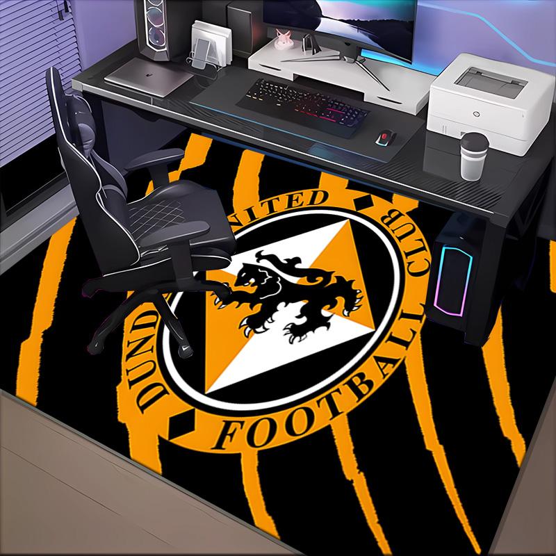 Tappeto Ufficio con Stemma Dundee United, Cuscino per Sedia, Tappeto per Ingresso, Tappeti per Soggiorno, Camera da Letto, Regali di Natale