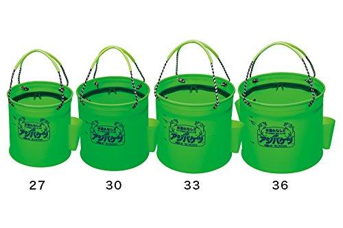 Daiichi Seiko Horse Mackerel Fishing Bucket, 33cm, 11042, Fishing Bucket, Green