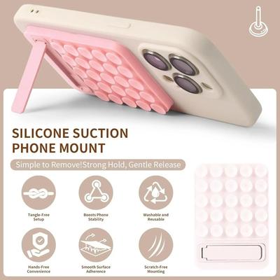 New Silicone Suction Cup Phone Mount Hands-Free Strong Adhesive Universal Phone Stand Mini Sticker Bracket Smartphones Accessory