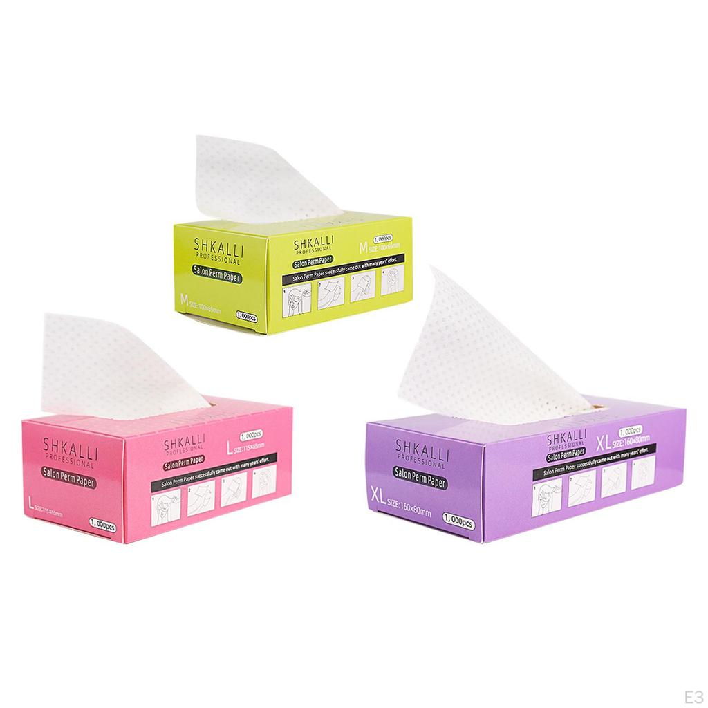 1000 Pieces Hair Perm Papers Breathable Wraps Personal Grooming Tools Easy To Use Salon Paper