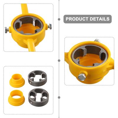 Thread Tool Maker Pipe Threader 33mm Upper Diameter 50mm Lower Diameter NPT Thread Handle Tools Practical Plastic