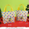 Christmas Candy Canvas Gift Bag for Kids - Kindergarten Party Apple Tote