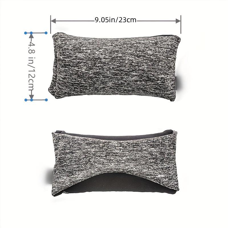 Portable Neck Pillow & Eye Mask Cushion, Soft Support Rest Pillow For Airplane Office Nap, Travel Sleep Cushion With Adjustable Strap