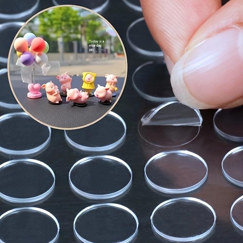 500pcs/100pcs Waterproof Double-Sided Adhesive Dots - Removable, No-Residue Round Stickers for Office, Holiday Decor & Party Use