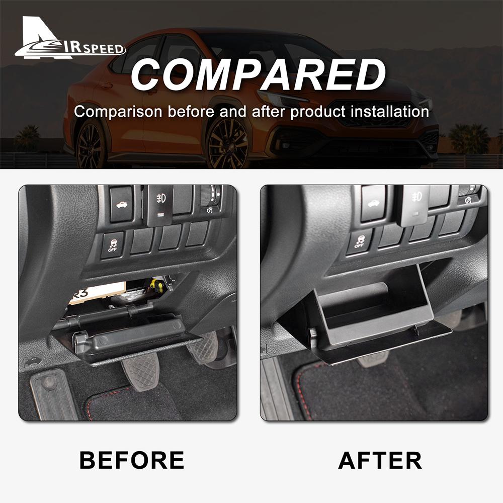 ABS Storage For Subaru WRX 2025 2025 2025 Car Fuse Tray Holder Card Coin Box Organizer Interior RHD LHD Accessories