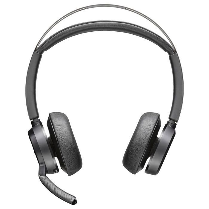HP Poly Voyager Focus 2 Over-ear Bluetooth Stereo Headset Black Noise Cancelling Computer Headset