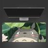 Totoro Muispad, Grote Gaming Bureau Mat, Antislip XXL Muispad voor Laptop & Tablet, Mini PC Speelmat met Gestikte Randen