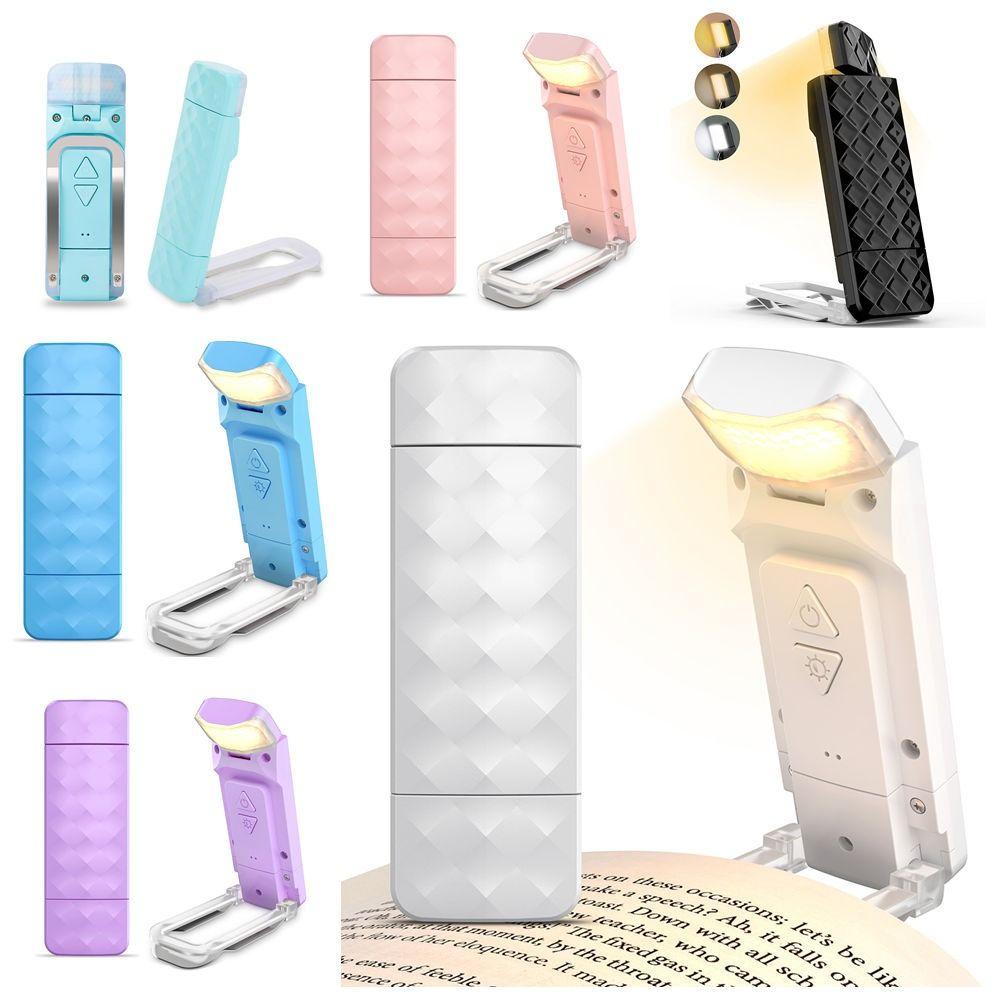 Rechargeable Clip on Book Light Eye Protection Clip Desk Light Mini LED Book Light  Night Light