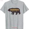 Vintage Shenandoah National Park Retro Bear Souvenir T Shirt  Vintage Washed Breathable Designer Clothes Graphic Stylish