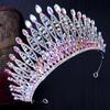 Luxury Rhinestone Tiara: European & American Pageant Headband for Car Shows, Weddings, and Models