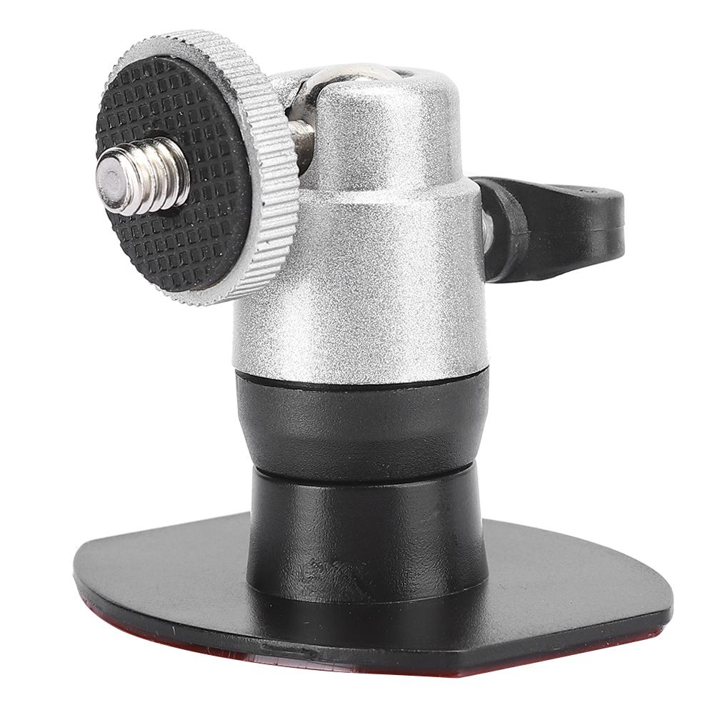 

HD 052 Aluminium Alloy Car General Double Sides Adhesive Tape Bracket Mini Automobile Data Recorder Stand срібний