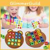 Interactive Educational Bear Geometric Shape Matching Montessori Building Blocks For Parent Child Play