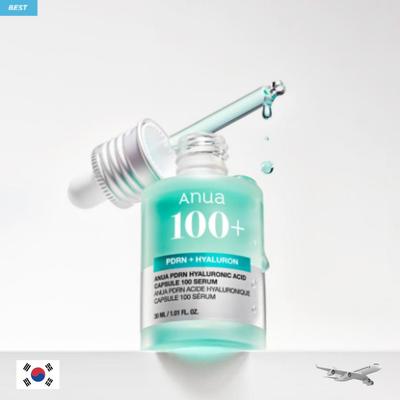 PDRN Hyaluronsäure Kapsel 100 Serum 30ml - Lachs-DNA für Glas-Haut