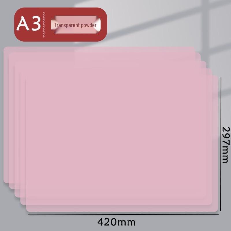 Fumade A3 Transparent Plastic Student Writing Pad