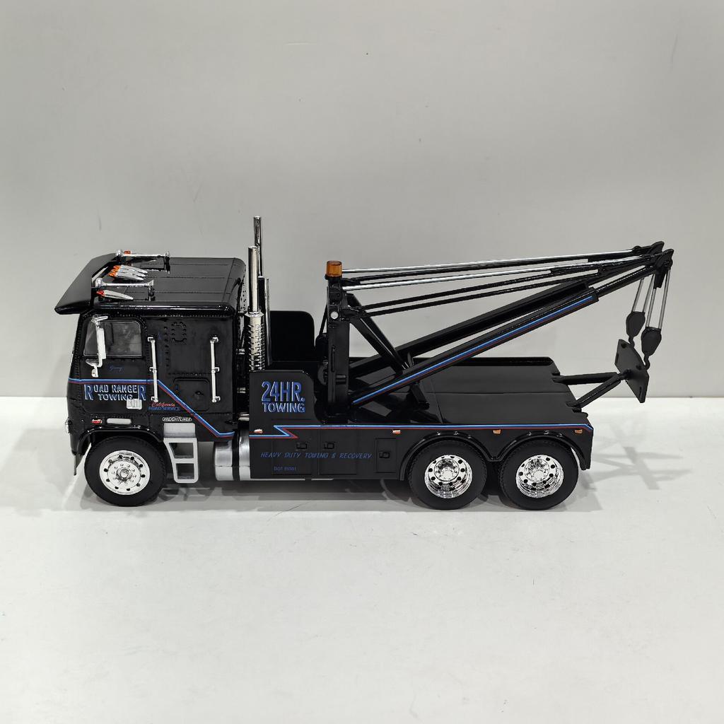 Diecast Green Light 1/43 Scale Freightliner FLA Terminator Trailer Crane 35 Alloy Car Model