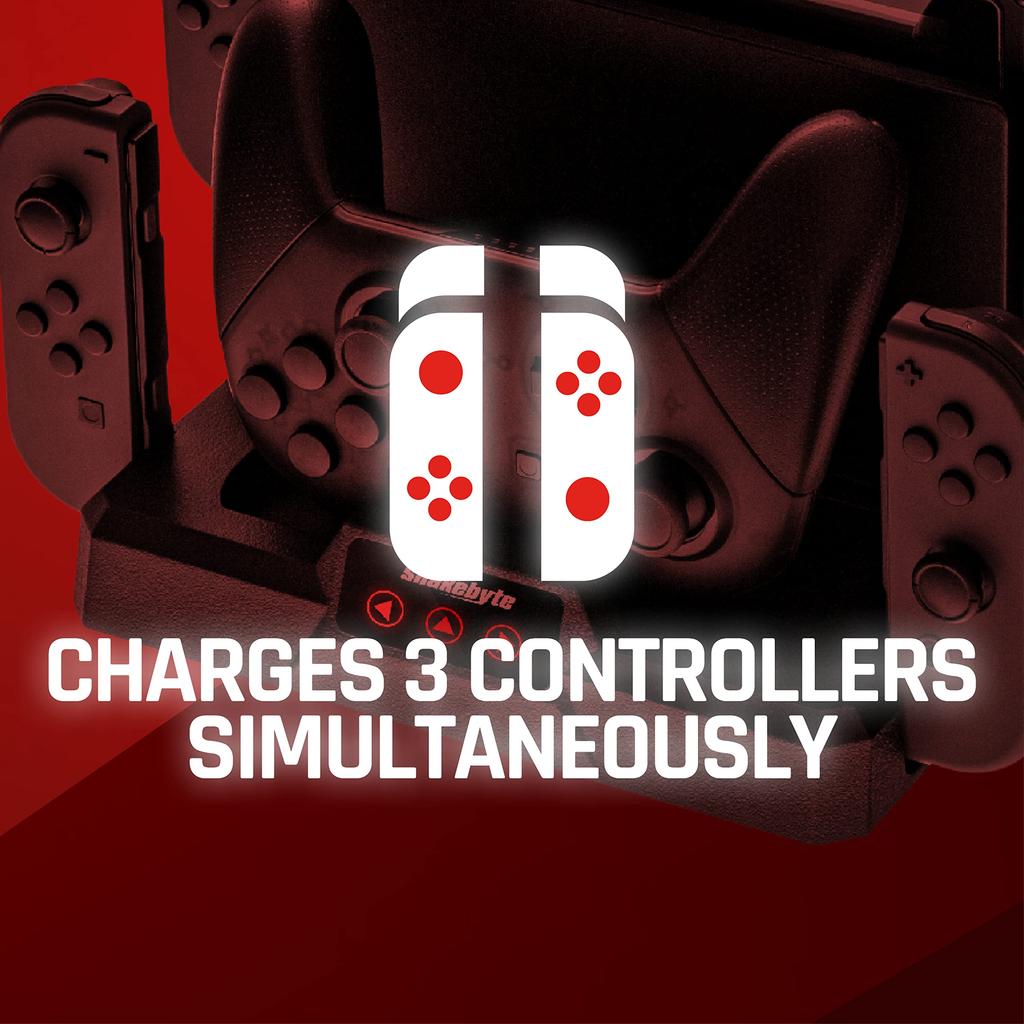 Snakebyte DUAL S Snakebyte DUAL S Nintendo Switch Charging storage station that combines controller charging dock and main unit game case storage