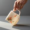 hand-painted persimmon persimmon ruyi underglaze color brewed tea cup tea water separation ceramic water cup office high-value coffee cup