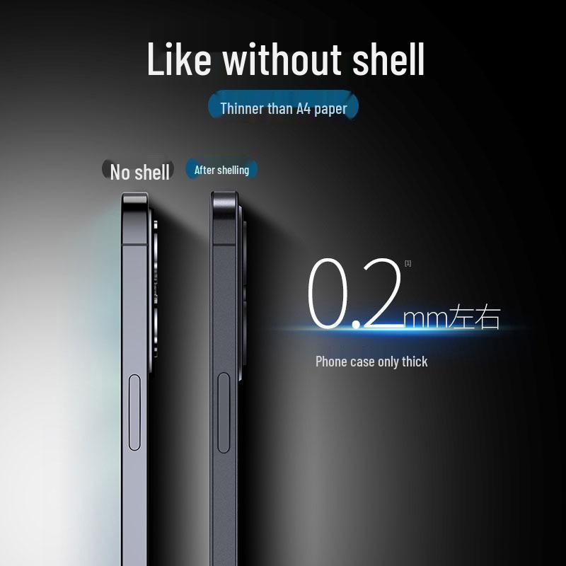 Ultra-Thin Matte Silicone Protective Case for iPhone 12/13 Pro Max with Full Lens Coverage