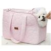 Portable Pet Carrier Bag Cats Small Dogs - Adjustable Shoulder Strap Breathable Mesh Travel-Friendly Outdoor Use