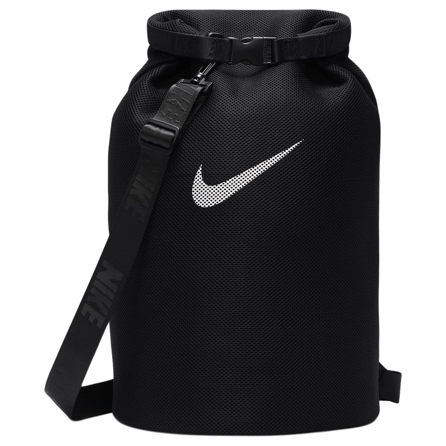 

Nike Swim Mesh Fashion Trend Polyester Crossbody Bag Unisex bags Black White DV2704-010 Black & White
