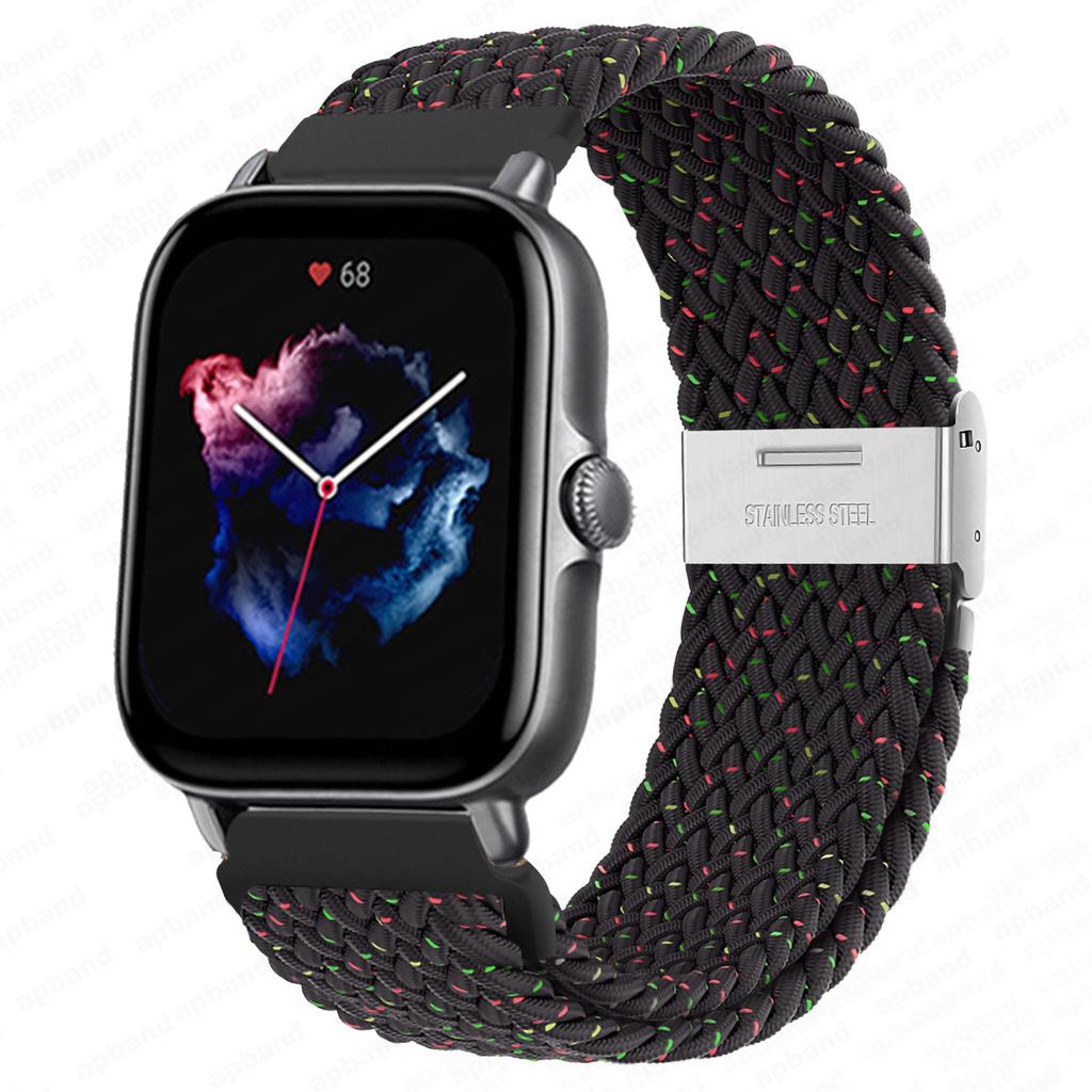 20mm/22mm Band For Amazfit GTS/2/2e/3/4/GTS2 Mini/GTR/3/Pro/4/GTR2/47mm/stratos Braided Watch Bracelet Amazfit Bip 6 5 3 Straps