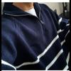 Unisex 2026 Japanischer Vintage Pullover - Herbst Retro BF Stil, Weicher Flauschiger Reißverschluss Pullover Strickware