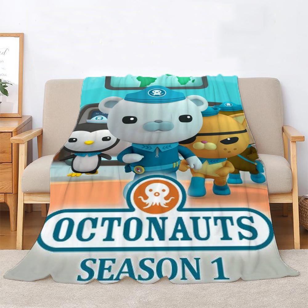 The Octonauts Thermal Blankets for Bed Blanket 150cm X 200cm Knitted Plaid Home Interior Luxury Bedding Beach Towel Throw Knee &