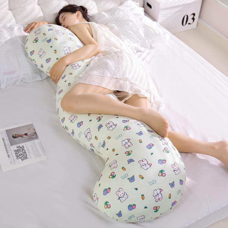 Sleeping Pillow That Conforms To The Human Body Curve Children Adults Pregnant Women Long Bar Pillow Skin Friendly Breathable and Soothing Pillows