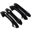 Bright Black Exterior Door Handle Cover Trim For Kia K5 Optima 2020 2025 2025 With Smart Keyhole-A99D