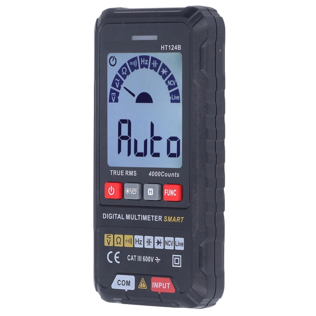 Smart Digital Multimeter Fully Automatic Detection Electronic Parameter Test Meter HT124B