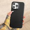 High End Solid Color Leather Textured High End Phone Case  Suitable for Iphone16promax IPhone 15 Protective Case  14 Soft Case