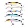 LIKENNY Floating Minnow Lure Set Fishing Hooks Sea Bass Flounder Blue Fish Luminous Surface Mebaru Ayu