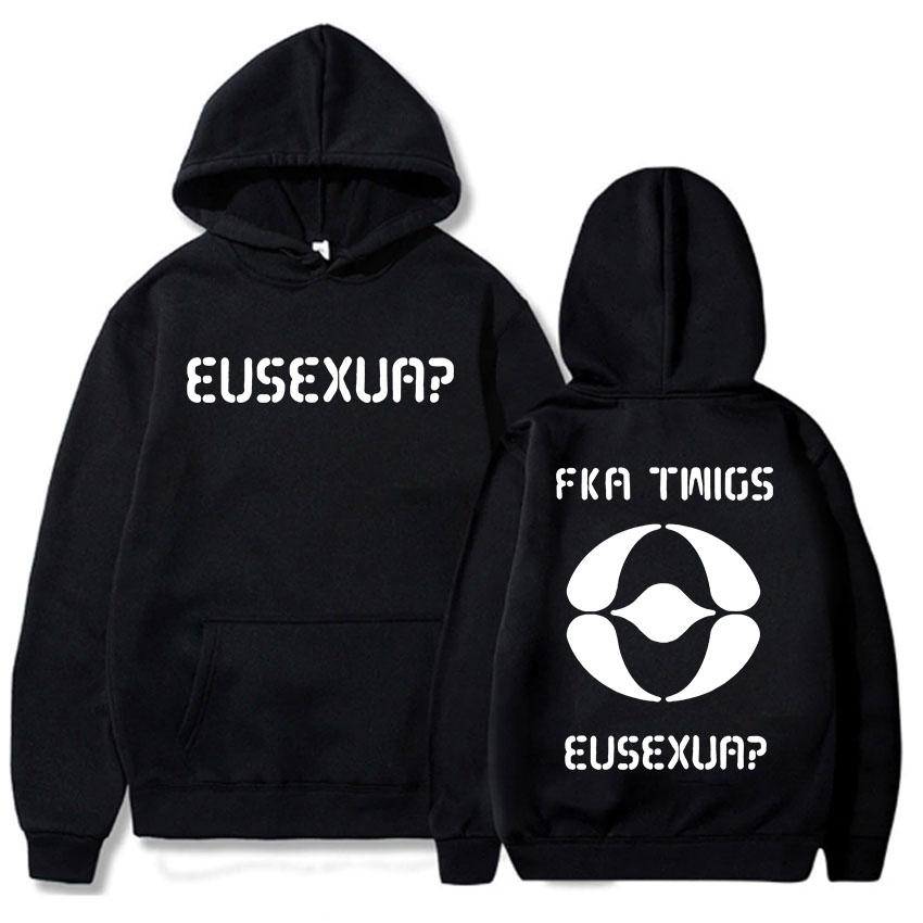 Winter Long Sleeve Hooded Pullovers EUSEXUA FKA Twigs Hoodies Women Sudaderas Con Capucha Casual Fleece Warm Gothic Sweatshirts