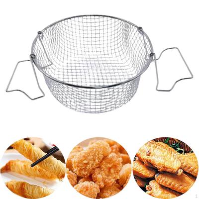 Cooking Basket In Stainless Steel for Food Serving And Straining