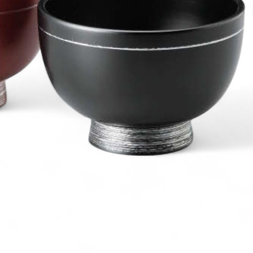 Family Set of 2 Lacquerware Made in J-kitchens Bowls, Hand-Painted, Japan, PID-636680