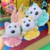 1Pc Cartoon West Highland Little Dog Plush Keychain Pendant Doll Bag Plush Pendant