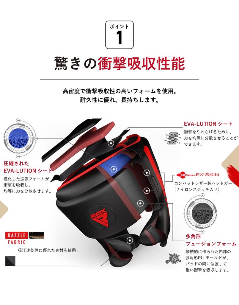 RDX Boxkopfschutz MMA Training Kara Muay Thai Kopfschutz mit verstellbarer Polsterung Helm für Kickboxen Sparring Kampfsport Karate Taekwondo (Mattgold,