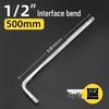 Large Bent 1/2-inch Socket Extension Bar with Power Adapter