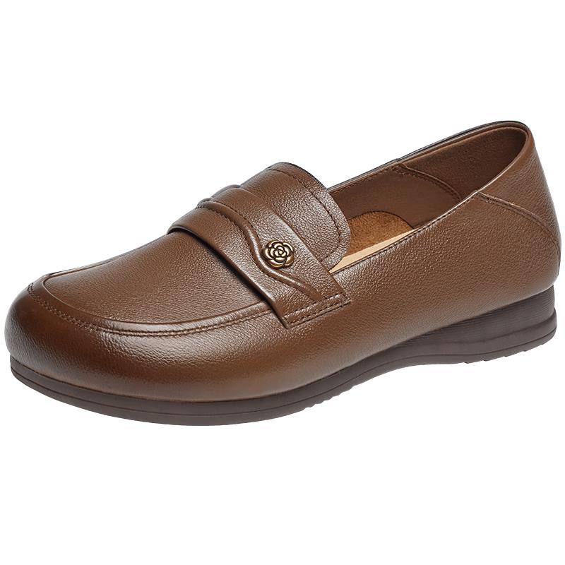 Red Dragonfly Women s Leather Comfortable Flats 38