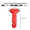 2-in-1 Lifesaving Emergency Hammer with Cutter: Car Safety & Fire Escape Tool