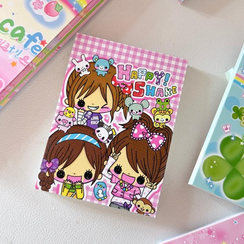 

70 Pages Retro Cute Japanese Y2K Showa Memo Pads Message Paper Journal DIY Base Material Notepad School Stationery