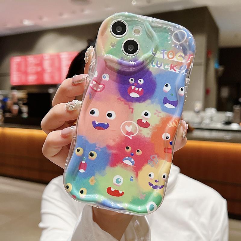 Mielas animacinių filmų minkštas TPU dėklas, skirtas Redmi Note 12 Note 11 Pro Samsung S23 Ultra S24 A53 A52 Realme C53 C55 OPPO Vivo IPhone Infinix Tecno Spark Cover