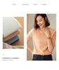 Women's High Neck Cashmere Wool Pullover – Solid Color, Half Sleeve, Inner Rolled Edge, Perfect Base Layer for Autumn/Winter.