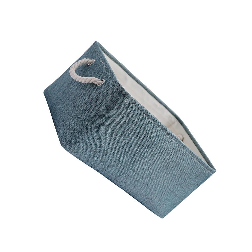 

Корзина для хранения с прочной веревочной ручкой - складной ящик для хранения широкого применения, контейнер для хранения, органайзер для хранения 36*26*16