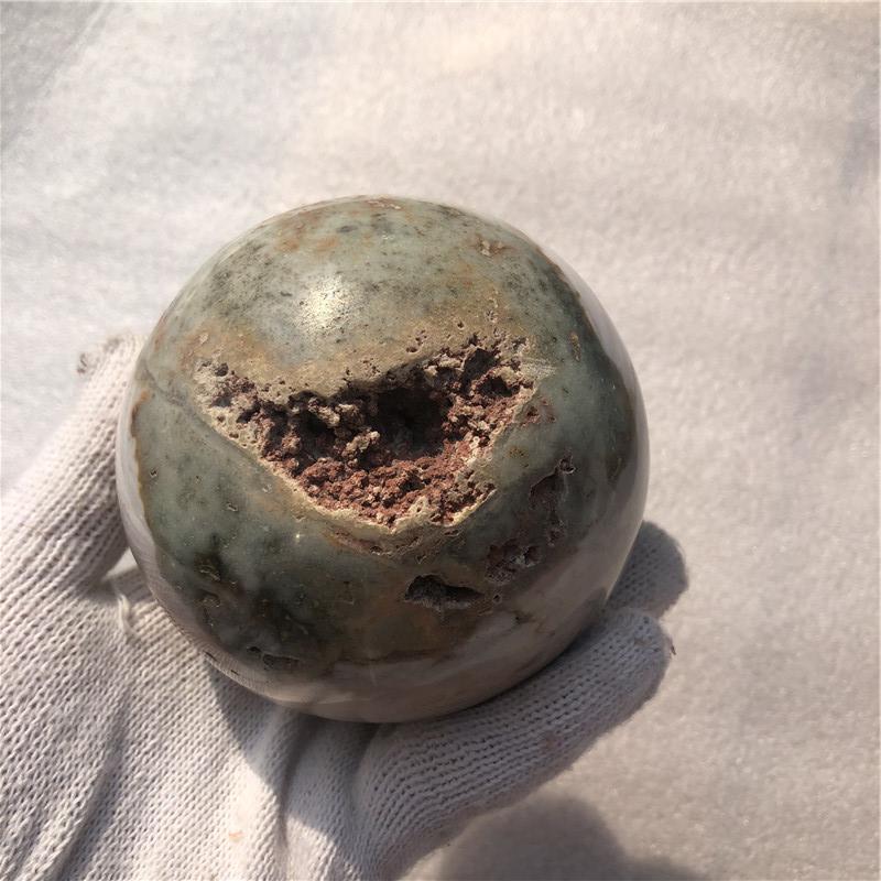 Natural Rock Colorful Ocean Jasper Ball Rock Stone Sphere Home Feng Shui Decoration