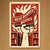 Vintage Read Banned Books Metal Sign 8x12 Inch Bar Wall Decor Tin Plaque