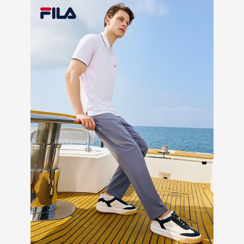 FILA Men s Knitted Short Sleeve Polo Shirt XL